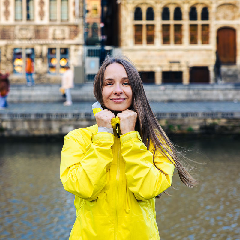 Portrait of the Bullet Point Travel founder